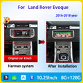 10,25" Odtwarzacz multimedialny Android 13 GPS Radio Bezprzewodowy Carplay i Auto Menu OEM Oryginalne do Range Rover Evoque Vela