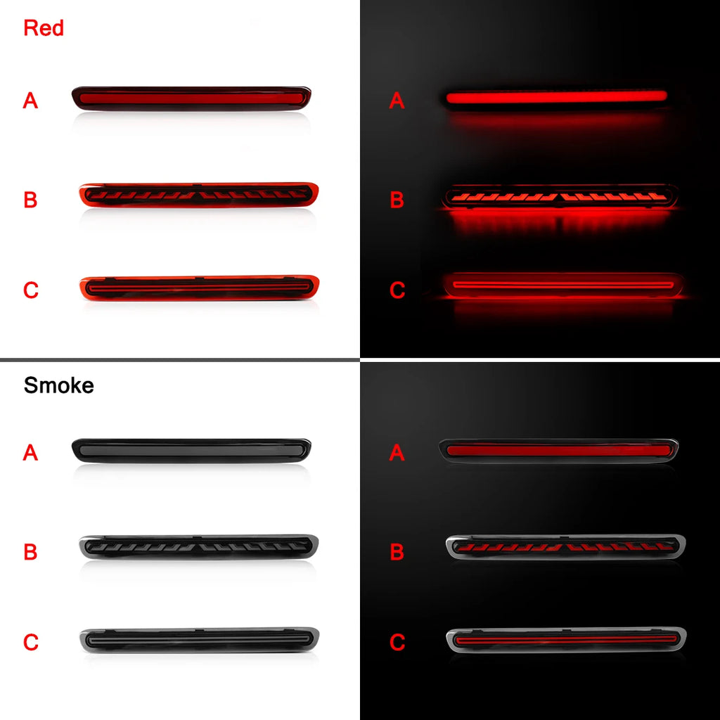 LED High Mounted Brake Light For Toyota Hilux Revo 2015 2016 2017 2018 2019 2020 3rd Third Middle Dynamic Flowing Tail Stop Lamp