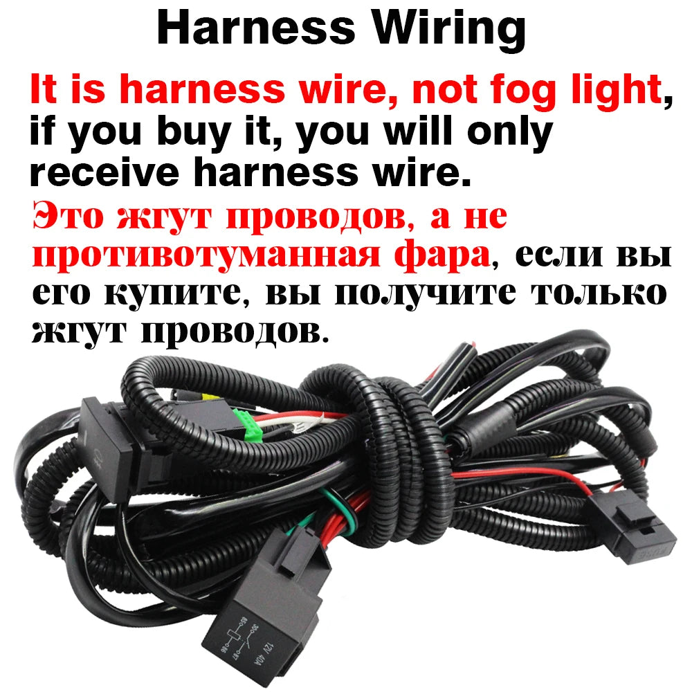 30 واط 4000 لومن مصباح ضباب أمامي LED للسيارة مع غطاء وقوس سلك التوصيل لنيسان X-Trail T32 2017 2018 2019 2020