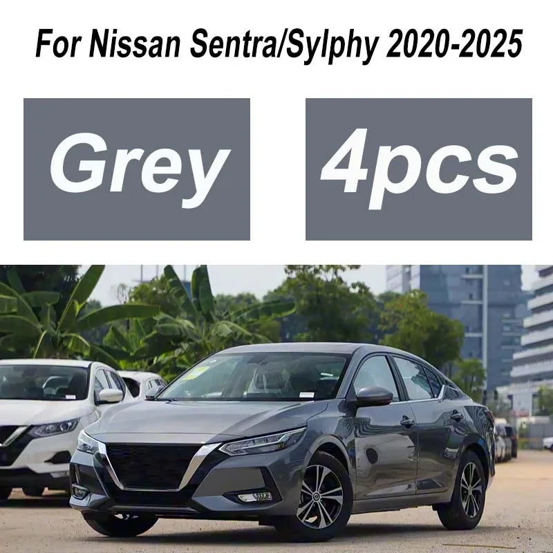 4PCS Car Mud Flaps For Nissan Sentra Accessories Sylphy 2025 2024-2020 Auto Mudguards Splash Guard Front Rear Fenders Car Parts