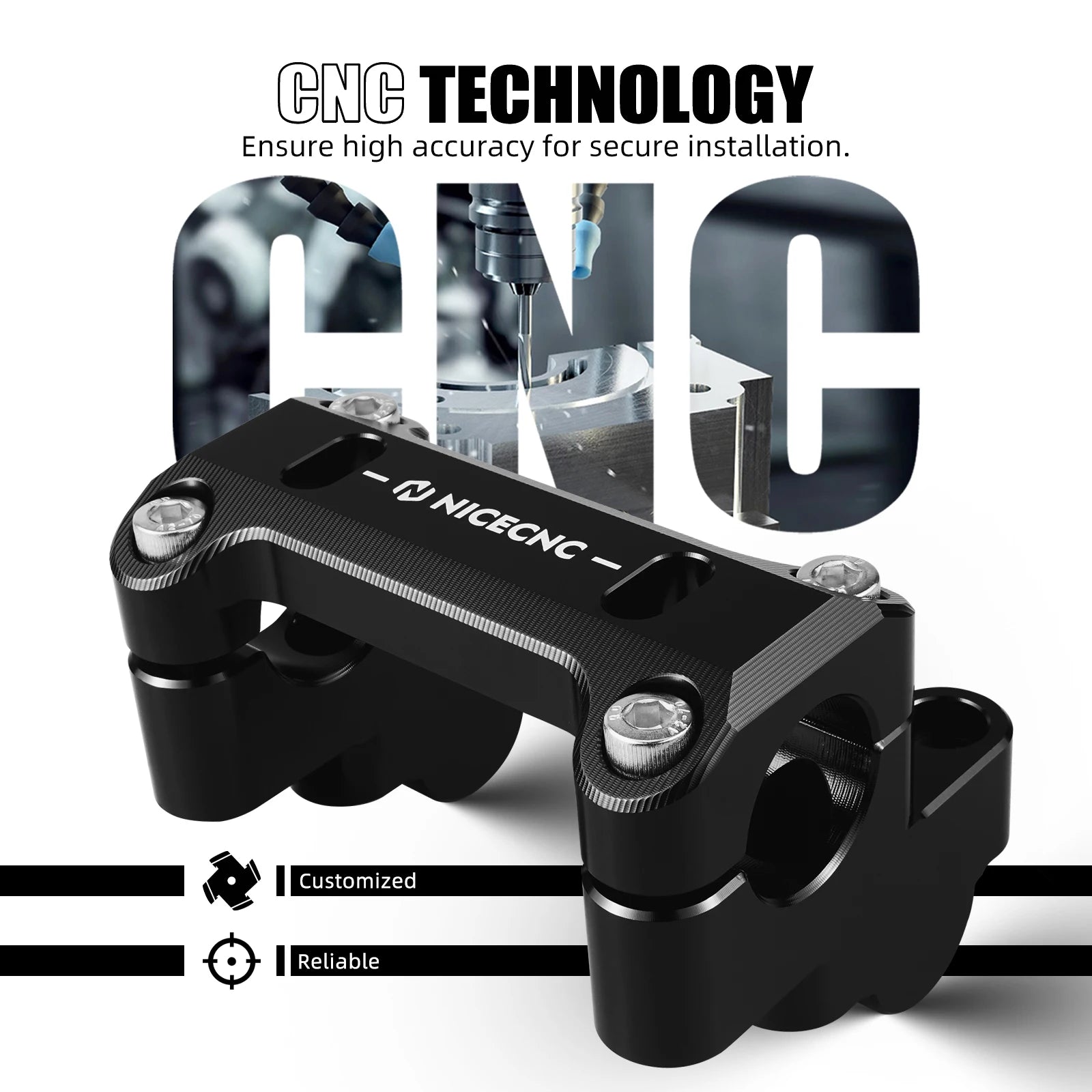For BMW R1250GS R1200GS GSA Handlebar Riser 45MM R 1250 GS R1250GS Adventure 2019-2023 R 1200 GS R1200GS Adventure 2014-2018