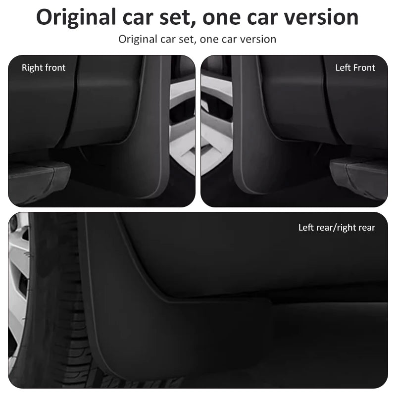 Car Mudguard For Rox 01 Polestones 01 2023 2024 2025 2026 MudFlaps Fender Guards Dust-proof Splash Protect Mudguards Accessories