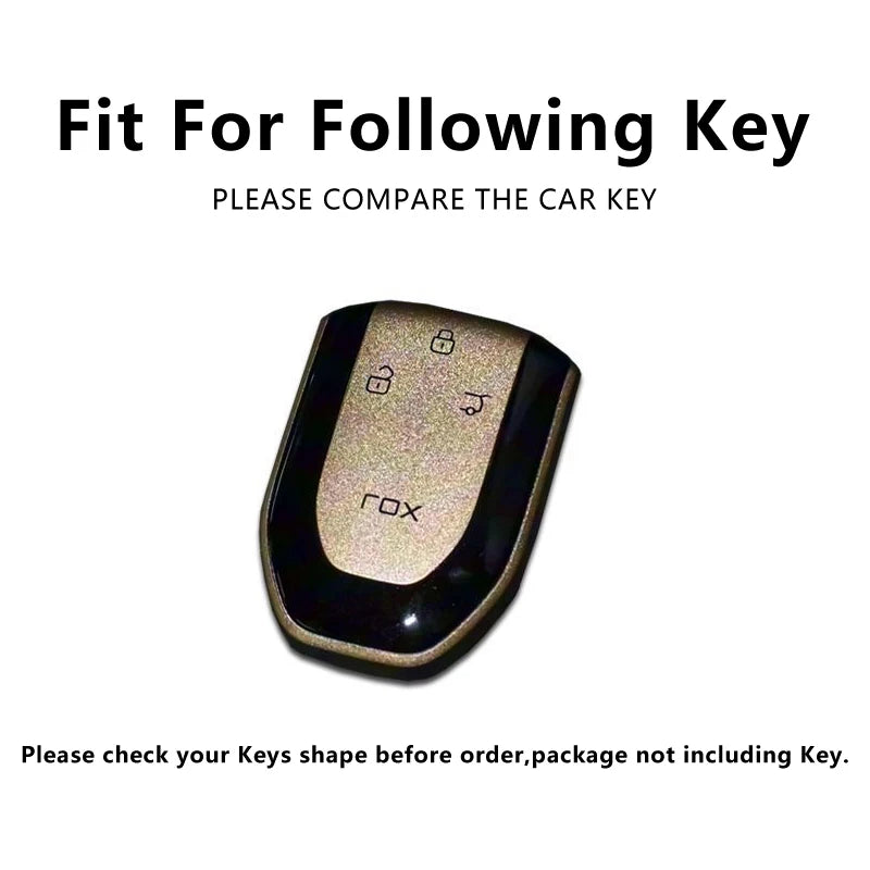 Car Key Case for Rox Adamas 2026 Jishi Polestones 2025 Accessories Keychain Remote Cover Shell Housing Ring Holder Fob