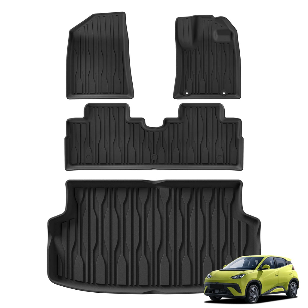 LUCKEASY Left/Right Drive for BYD Seagull/ATTO1 2025 Car Floor Mats Protective Pad Interior Accessories Waterproof Trunk Mat