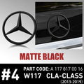 Car Original Rear Trunk Label Stickers Decor For Mercedes-Benz W117 CLA180 2015 2017 CLA200 2013-2019 CLA250 CLA45 AMG 2014-2019