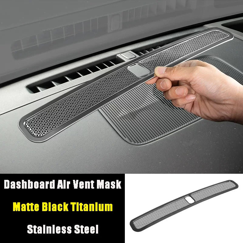 For BYD Ti7 Leopard Titanium 7 Car Interior Modification Air Conditioner Outlet Mask Instrument Typhoon Outlet Protective Cover