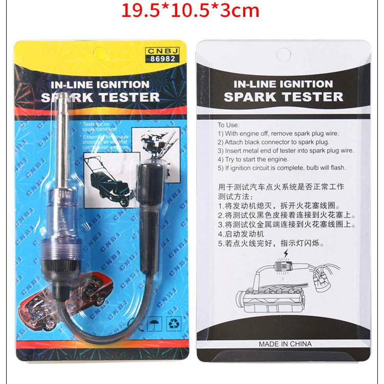 In-line Ignition Spark Tester QA1106 Automotive Spark Plug Tester