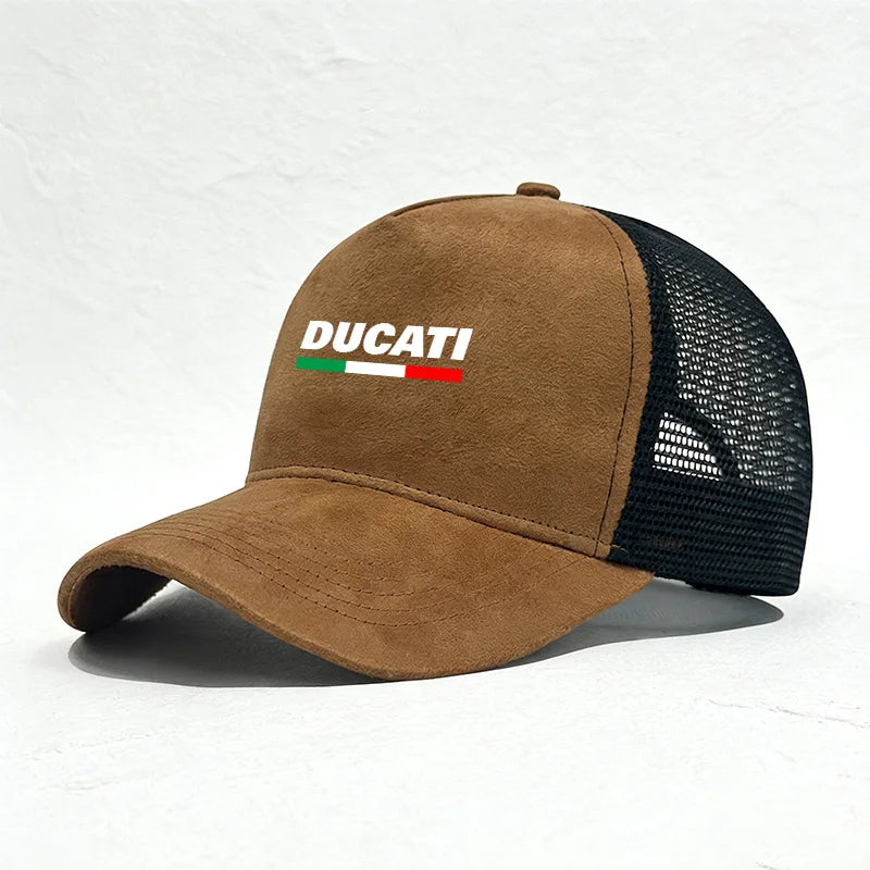 For Ducati Monster Panigale Diavel V4 V2 Scrambler New Motorcycle Baseball Hat Prints Logo Outdoor Sport Adjustable Baseball Cap