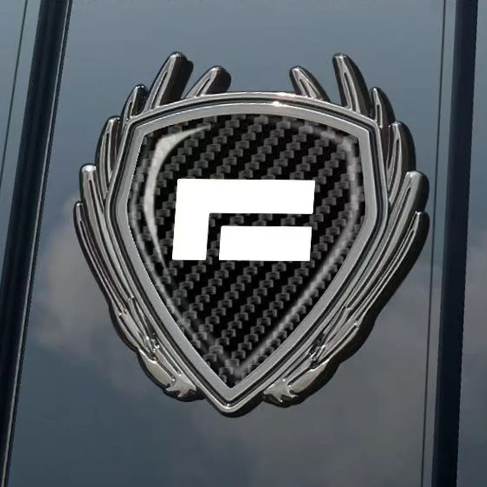 Car Metal Wing Badge Side Window Trunk Car Logo Decoration Sticker Fit For 2024 2025 BAIC JISHI Polestones 01 ROX 01
