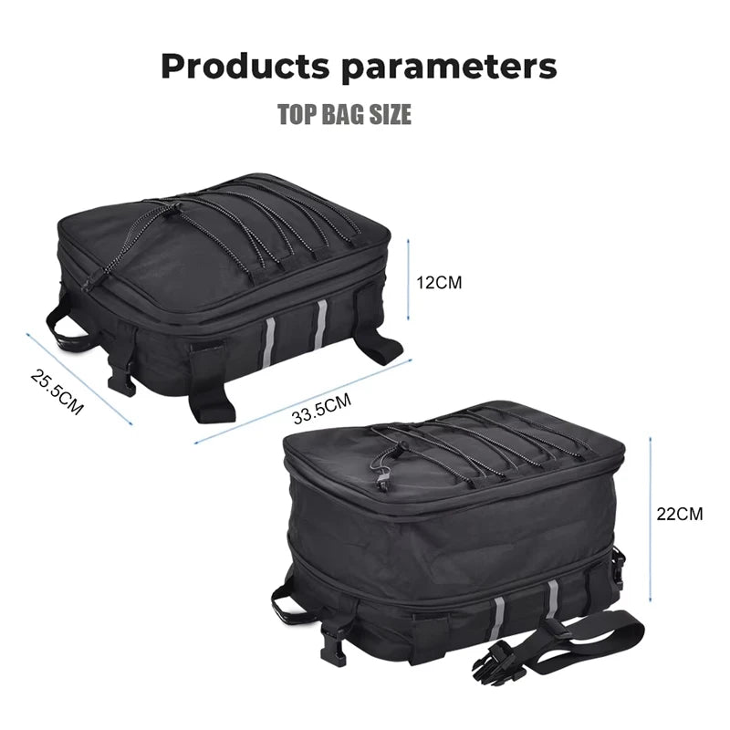 Motorcycle Rack Top Box Panniers Top Bag Case R1250GS Waterproof Storage Luggage Bags For BMW R1250 GS R 1250 GS ADV Adventure