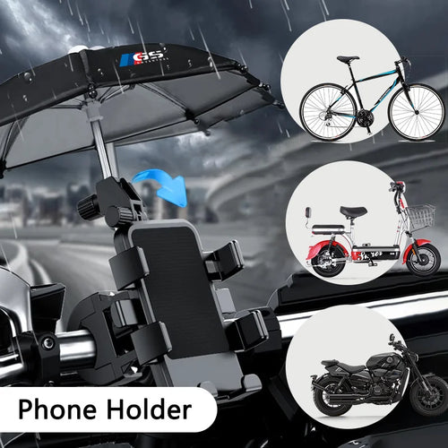 360° Rotatable Motorcycle Umbrella Phone Holder For Bicycle Moto for BMW GS LC R1200GS R1250GS R 1250 1200 F650GS F800GS F850GS