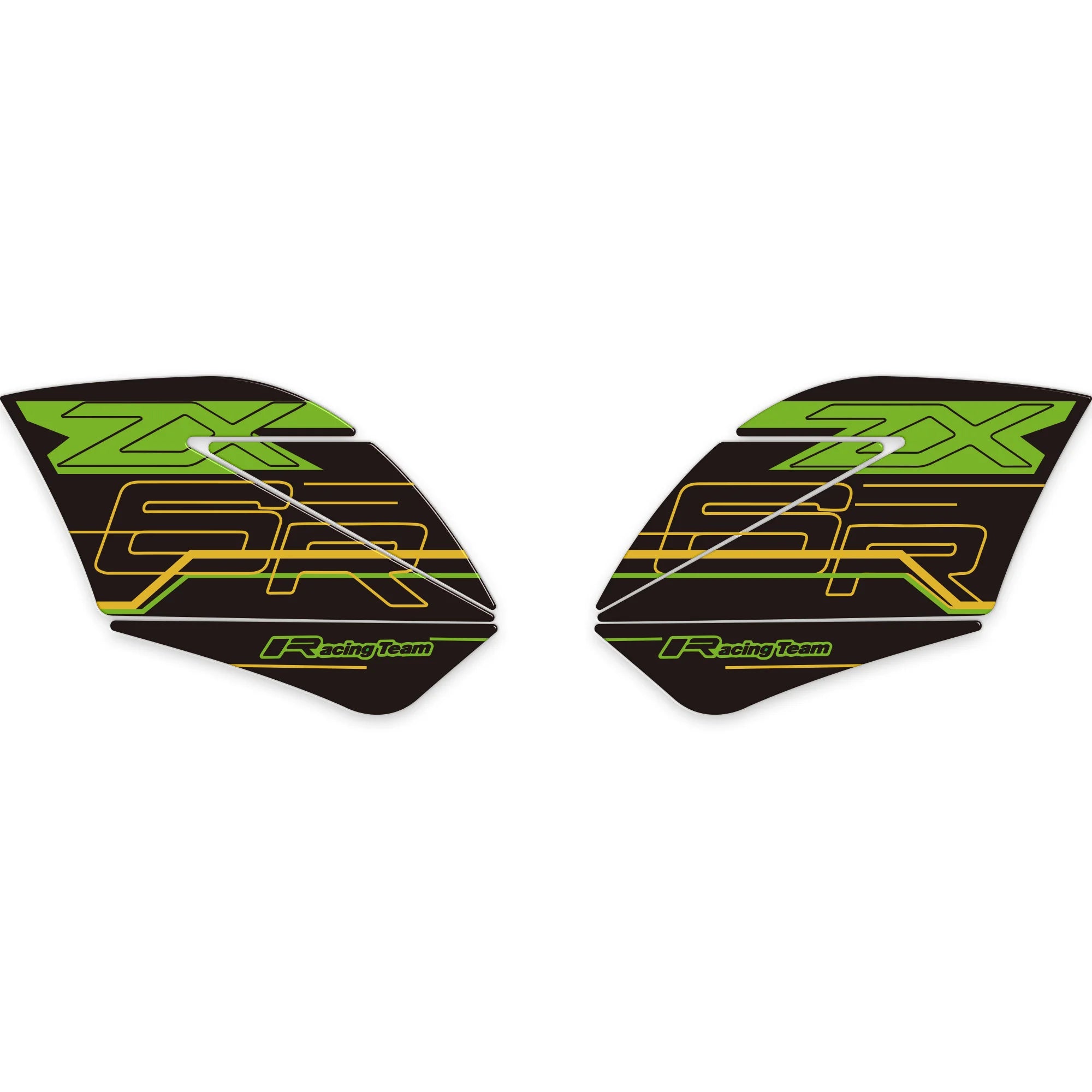 NEW fit kawasaki Ninja ZX6R ZX6R 3D Stickers Decals Tank Pad Gas Fuel Oil Cap Protector Front Face Fairing Fender