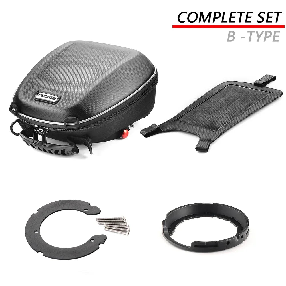 For KAWASAKI Z1000/SX Z800 Z750/R ER6N ER6F Z1000SX NINJA Motorcycle Quick Lock Bag Navigation Racing Backpack Tank Bag Luggage