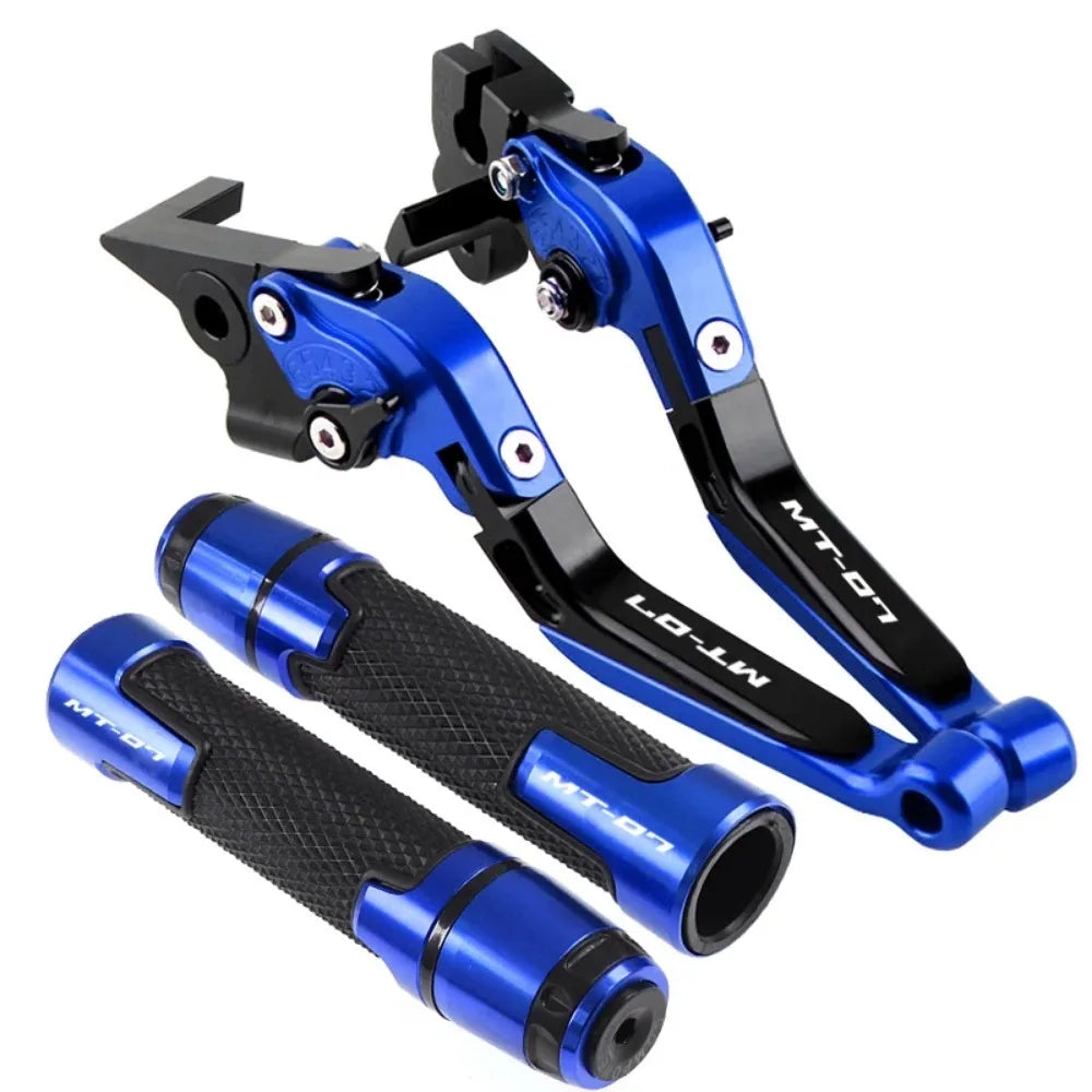 For Yamaha MT-07 FZ-07 MT 07 FZ07 MT07 FZ 07 2014-2025 Motorcycle CNC Adjustable Folding Extendable Brake Clutch Levers Handle
