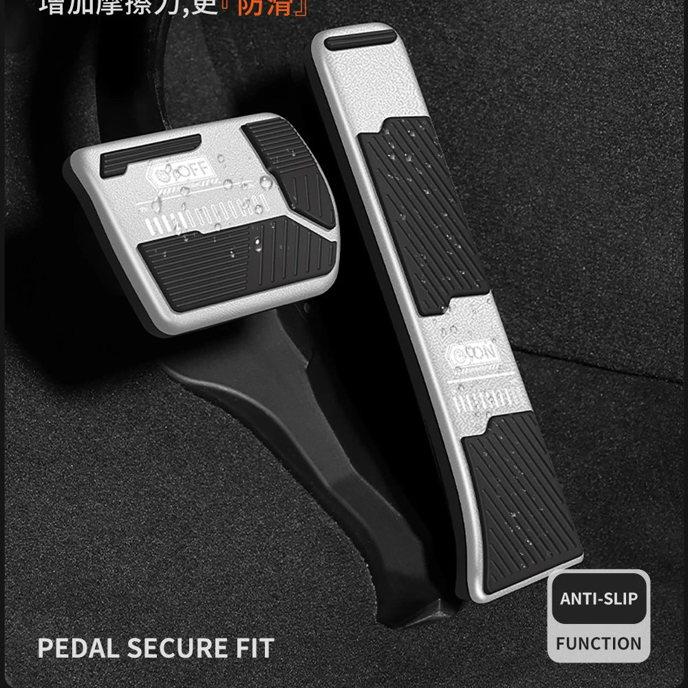 Car Throttle Brake Anti-slip Pedal Fit for BAIC JISHI ROX ADAMAS 2025 2026 Car Throttle Aluminum Alloy Pedal Protective Cover