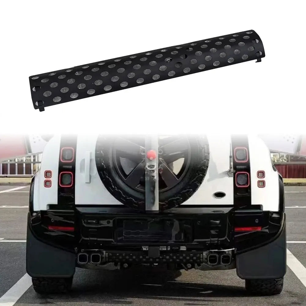 Black Exhaust Pipe Guard Rear Bumper Fits For Land Rover Defender 90 110 130 2020-2026 Direct Fit
