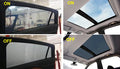 Customizable Black Self-Adhesive PDLC Tint Smart Car Window Film Modern Decorative Style