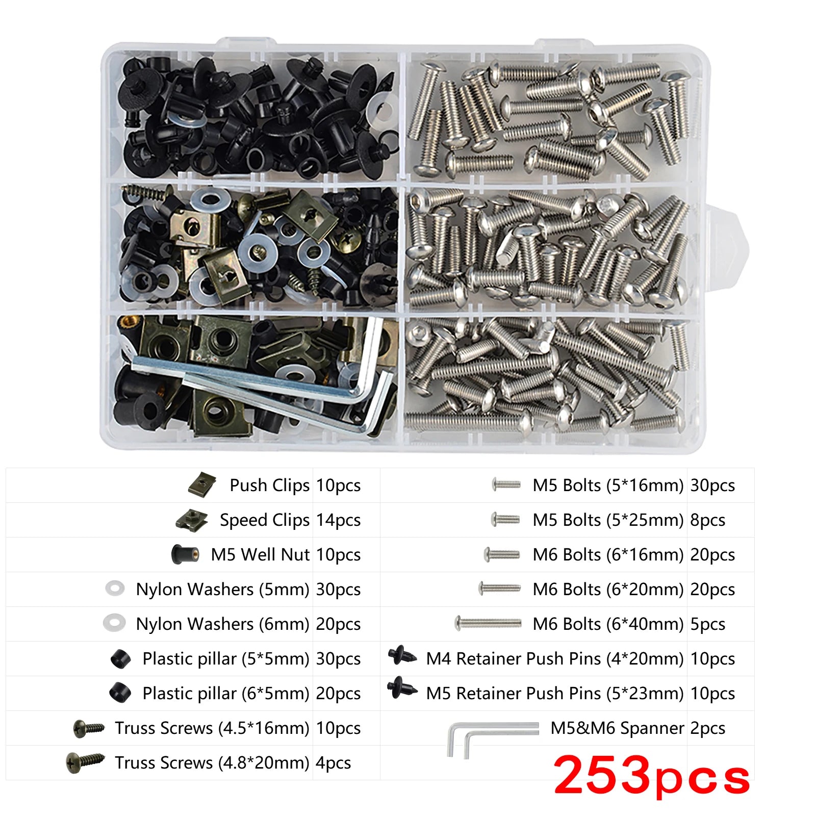 Steel Bodywork Fairing Bolts for Ducati Monster S2R S4R 900 1100 Multistrada 1000 1100 1200 1198 S 1199 Panigale Streetfighter