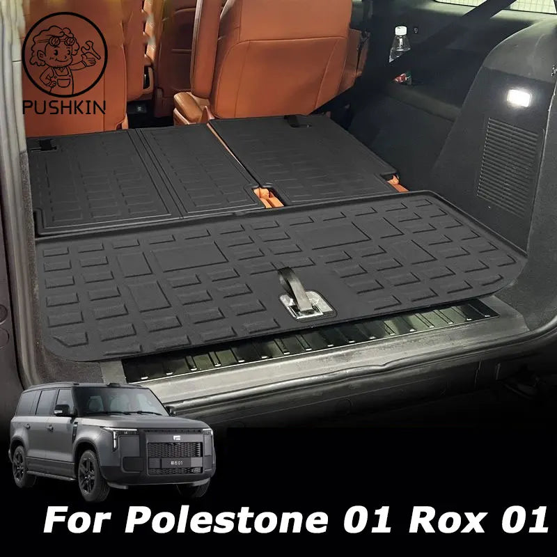 For Rox Adams polestone 01 ROX 01 2026 2025 TPE Floor Mats Dirt-resistant Foot Carpet Floor Cover Auto Interior Accessories
