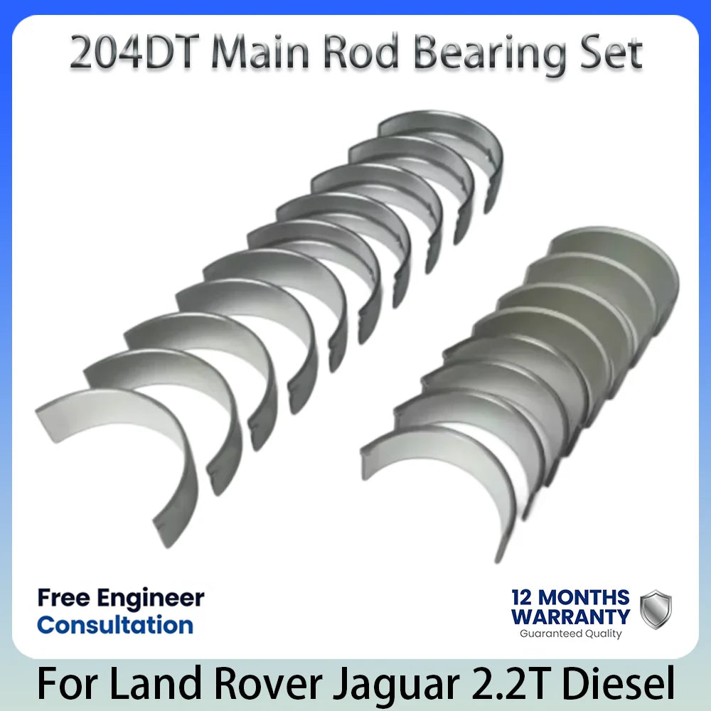 طقم رولمان بلي القضيب الرئيسي OE LR045678 لمحركات لاند روفر جاكوار 224DT 2.2L 2.2L T L4 ديزل محمل العمود المرفقي قطع غيار 10-20