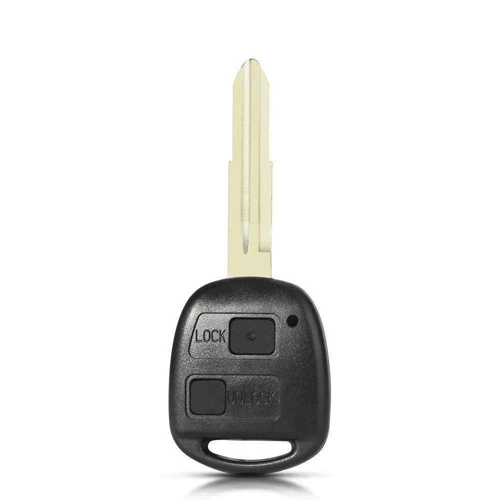 KEYYOU 2BTN TOY41/TOY43/TOY47/TOY48 Remote Car Key Fob Case Shell for Toyota Camry Rav4 Corolla Prado Yaris Tarago Cruiser Land
