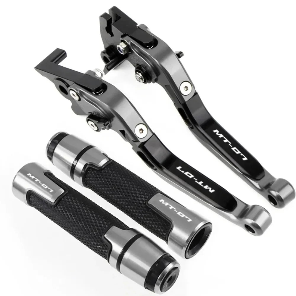 For Yamaha MT-07 FZ-07 MT 07 FZ07 MT07 FZ 07 2014-2025 Motorcycle CNC Adjustable Folding Extendable Brake Clutch Levers Handle