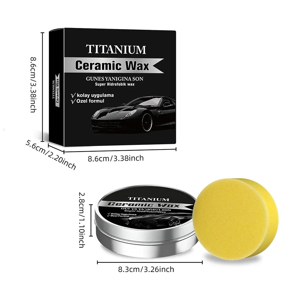 Car Coating Polishing Wax Auto Scratch Repair Wax Titaniums Ceramic Wax Coating Agents Quick Carwash Car Care