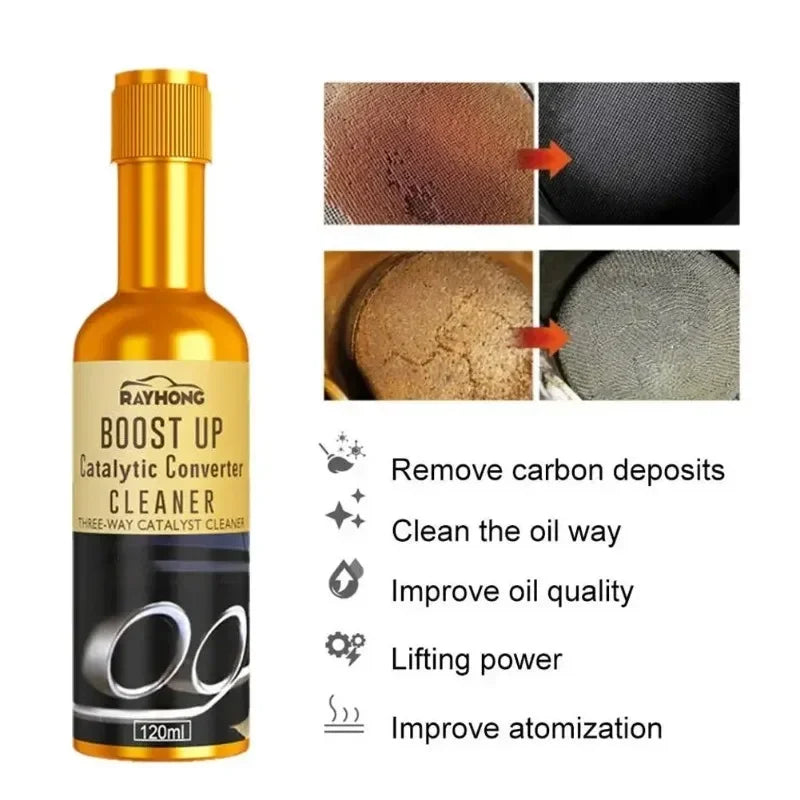 120ML Car Catalytic Converter Cleaner Engine Carbon Remover Non-Disassembly Exhaust System Treatment for Car Care
