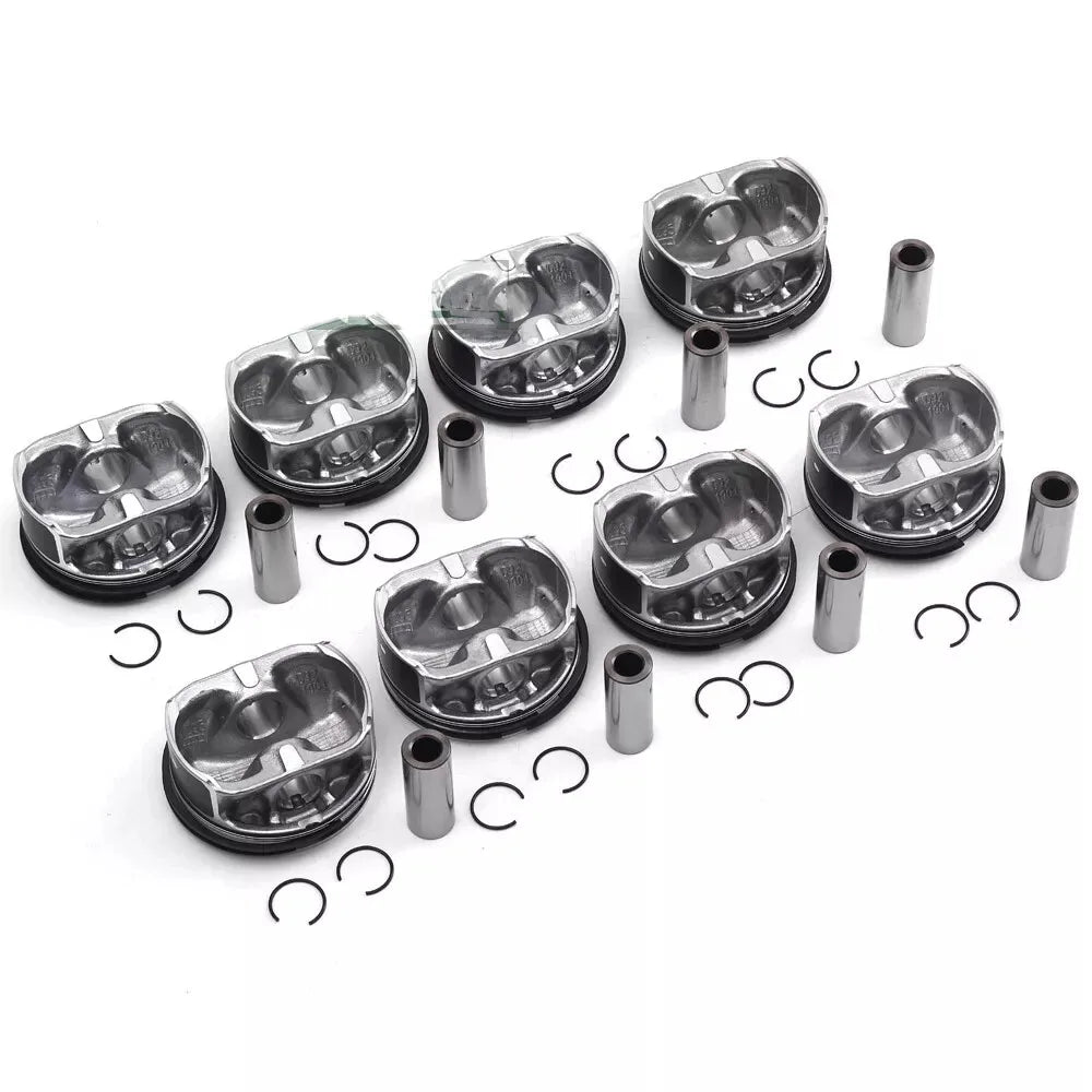 Engine Parts Pistons With Rings Set Fit 5.0 L 508PS V8 Gas For Land Rover Range Sport Velar Jaguar XF 5.0L Supercharged SC AJ133