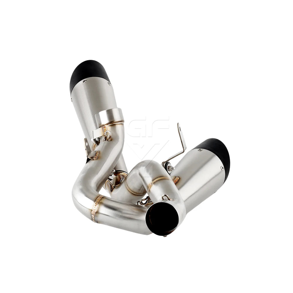 For Ducati Panigale V4 / S 2018 to 2023 StreetFighter V4 2020-2022 Escape Slip-on Motorcycle Exhaust Muffler With Link Pipe