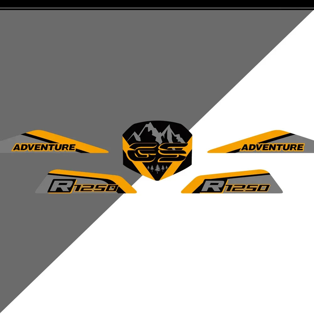 Motorcycle Stickers Adventure Front Beak Fairing Extension Wheel Extender Cover Decal For BMW R1250GS LC ADV R 1250 GS HP