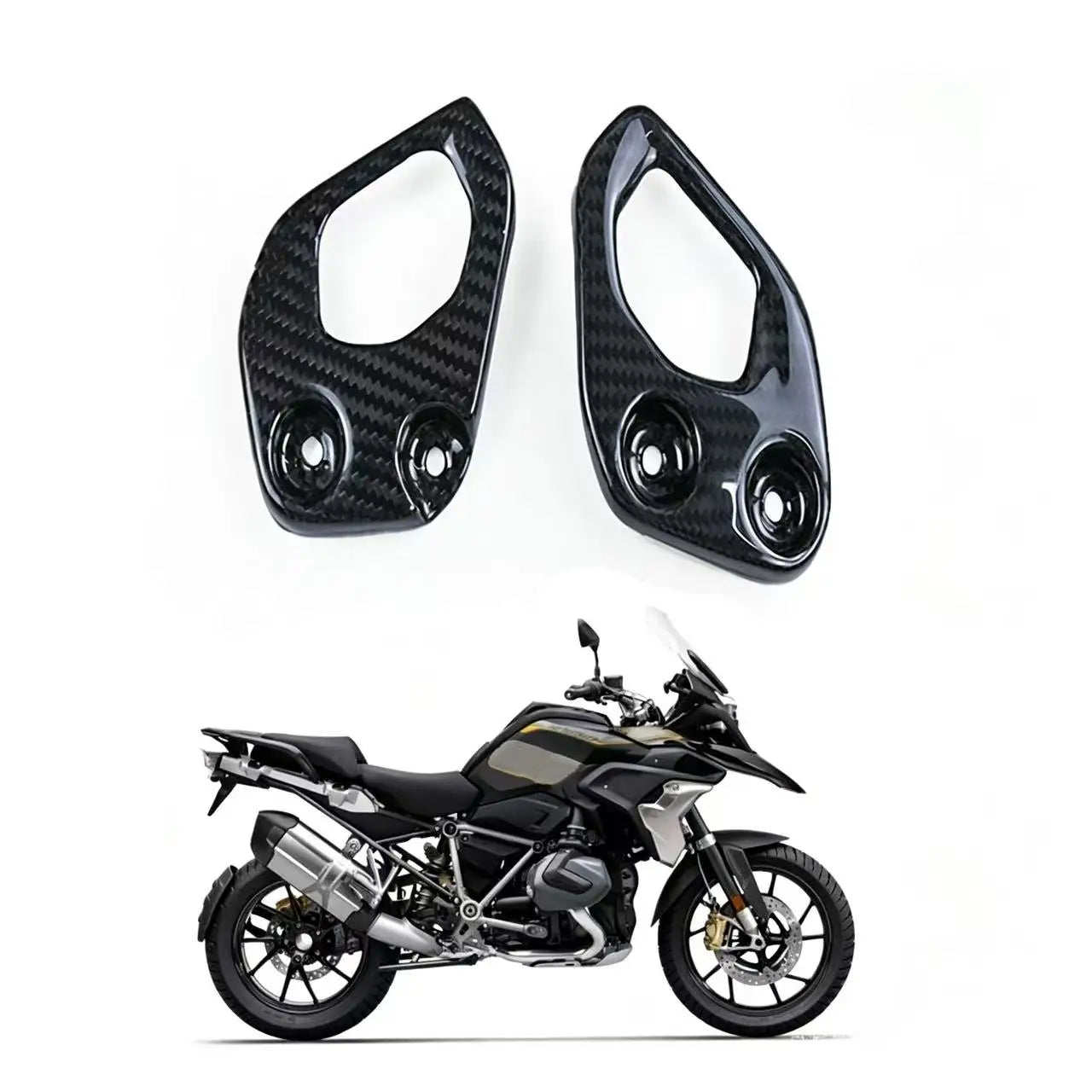 Suitable for BMW R1200GS 1250 GS Waterbird motorcycle modified carbon fiber housing fairing accessories pedal fender