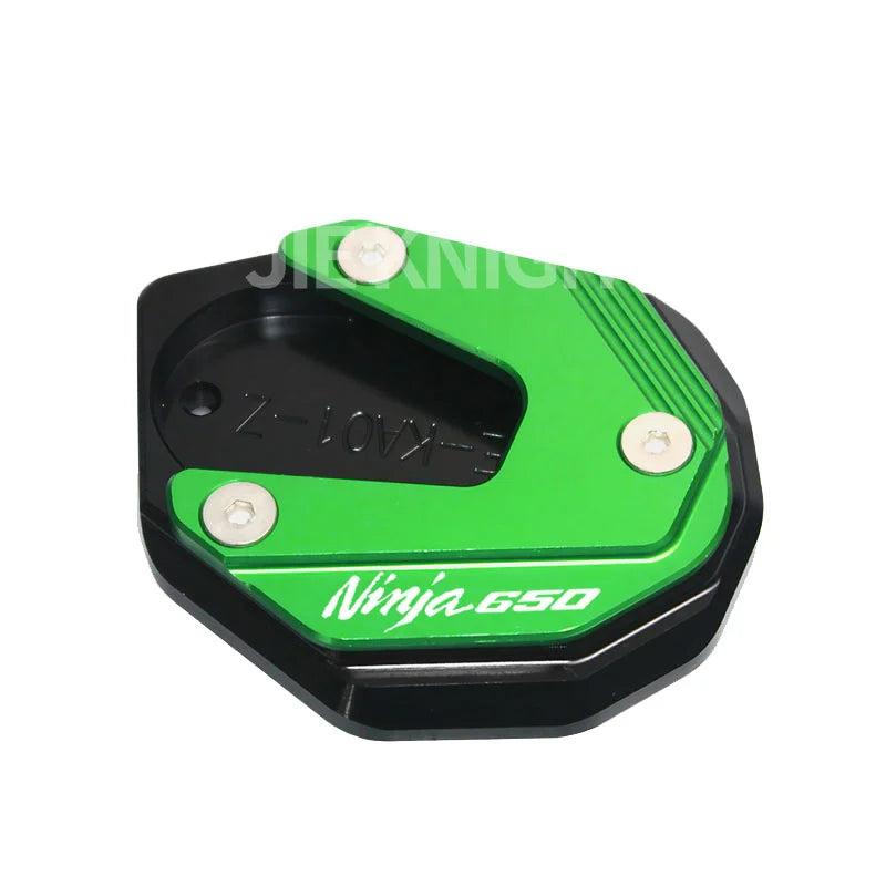 2024 For Kawasaki NINJA NINJA650 Ninja1000sx Ninja 650 1000sx CNC Motorcycle Kickstand Pad Foot Side Stand Extension Pad