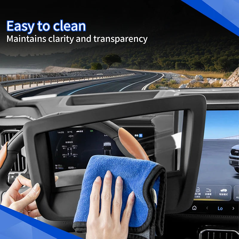 HUD Display Cover Silicone For BYD Leopard 8 Denza B8 2024+ HUD Screen Protector Cover Interior Upgrade Car Accessories