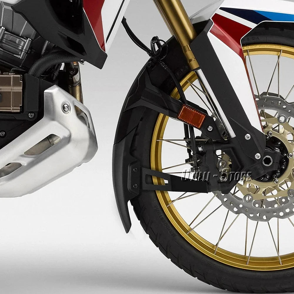 Front Fender For Honda CRF1100L CRF1000L CRF 1100 1000 Africa Twin Adventure Sports Black Mudguard Extension Splash Extender