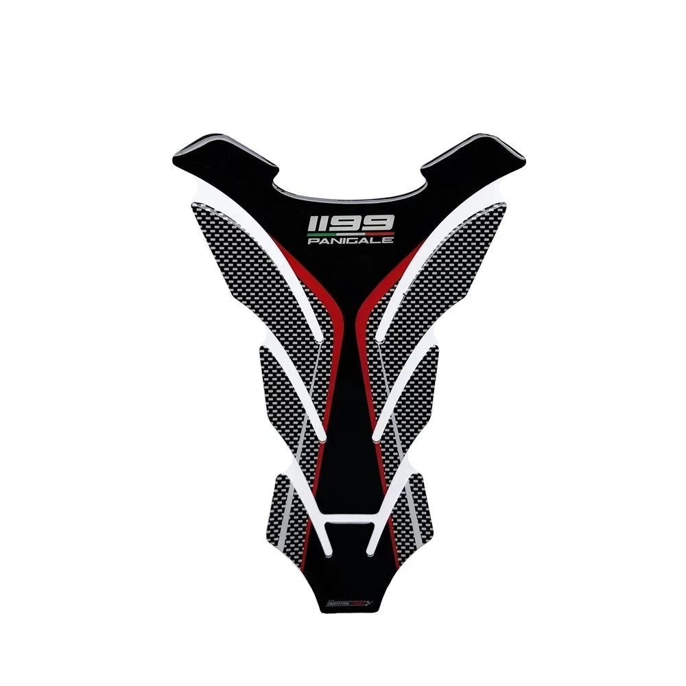 Motorcycle Gel Fuel Oil Tank Pad Fish Bone Protector Racing Sticker Tank Cap Cover For Ducati Panigale 1199 1199S 1199R