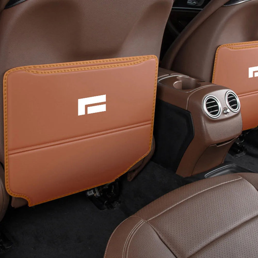 2 Pcs Seat Back Anti Kick Pad Fit For Rox Adamas 2025 2026 Leather Protective Pad Interior Modification Supplies