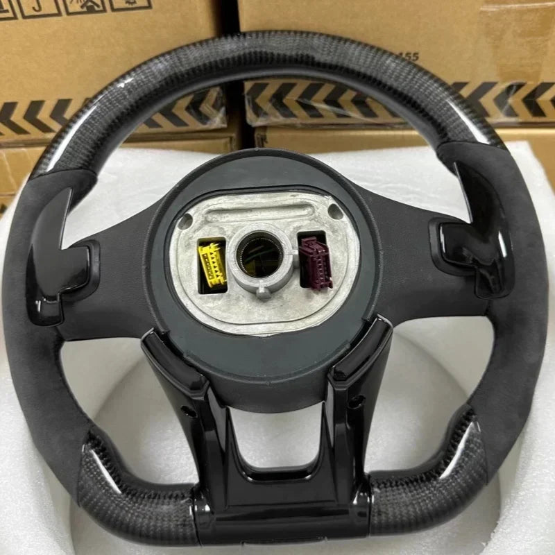غطاء عجلة قيادة سيارة من الجلد الطبيعي مخصص لسيارات تويوتا لاند كروزر LC200 LC300 برادو 120 150 200 LC79 LC70 LC76