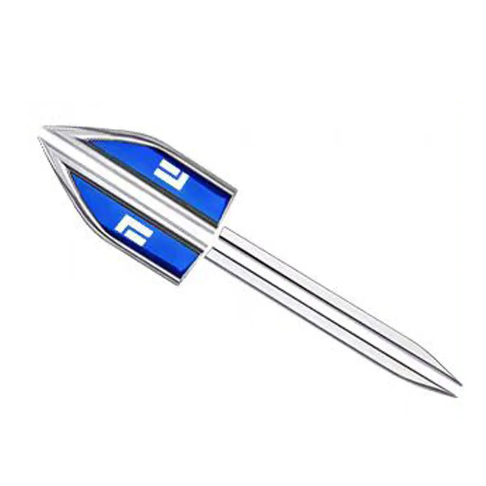 Car Leaf Panel Side Stickers Body Metal Stickers Personalized Sports Decoration For 2024 2025 BAIC JISHI Polestones 01 ROX 01
