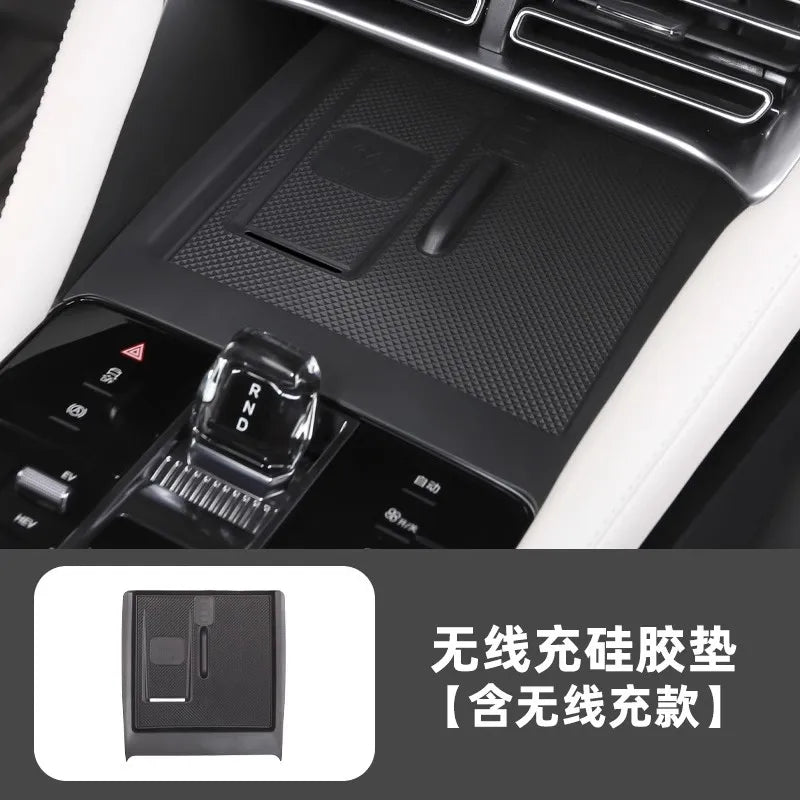 For BYD Song Plus DM-i 2023-2025 Car Central Control Gear Pad Silicone All Inclusive Central Control Button Protection Cover