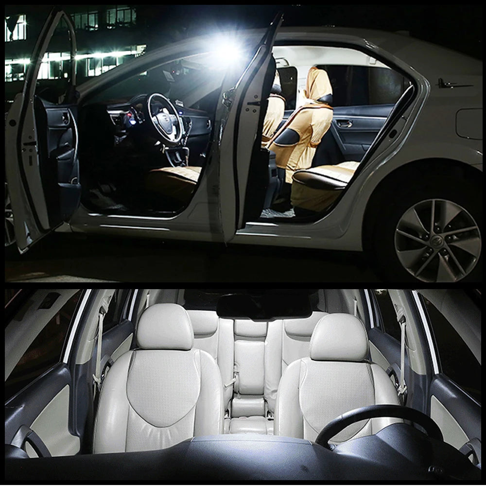 Interior LED Lights Kit For Toyota Hilux 2006 2007 2008 2009 2010 2011 2012 2013 2014 2015 2016 2017 2018 2019 2020 2021 Canbus