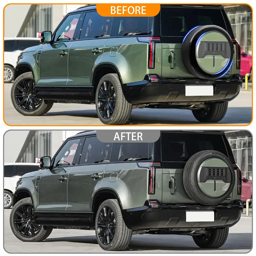 Fit For BAIC JISHI polestone 01 Rox 01 Car  Spare Tire Cover Modified Sports  Car Exterior Parts