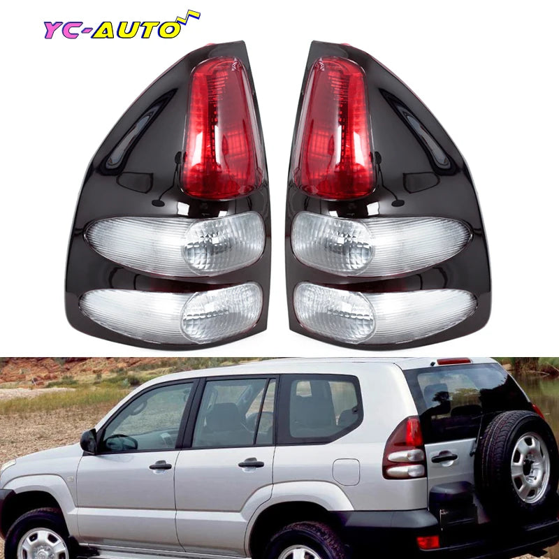 Car Rear Tail Light Taillight Without Bulbs For Toyota Land Cruiser Prado LC120 2003 2004 2005 2006 2007 2008 2009