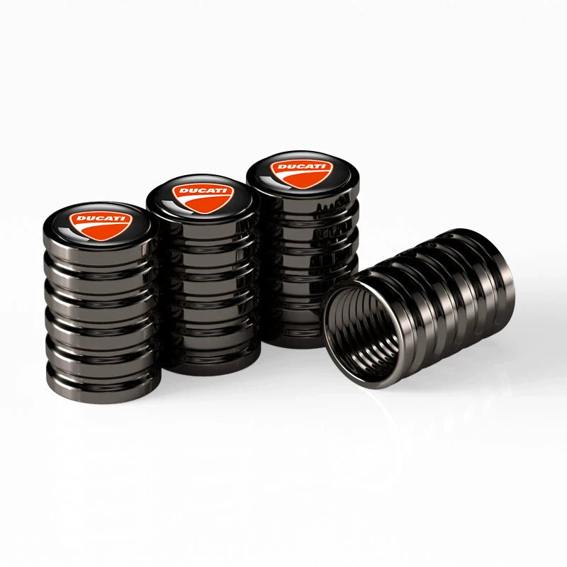 4Pcs Car Styling Aluminium Alloy Wheel Tire Valve Cover Caps For Ducati Panigale Diavel V2 Scrambler MONSTER 695 1200 Motorcycle