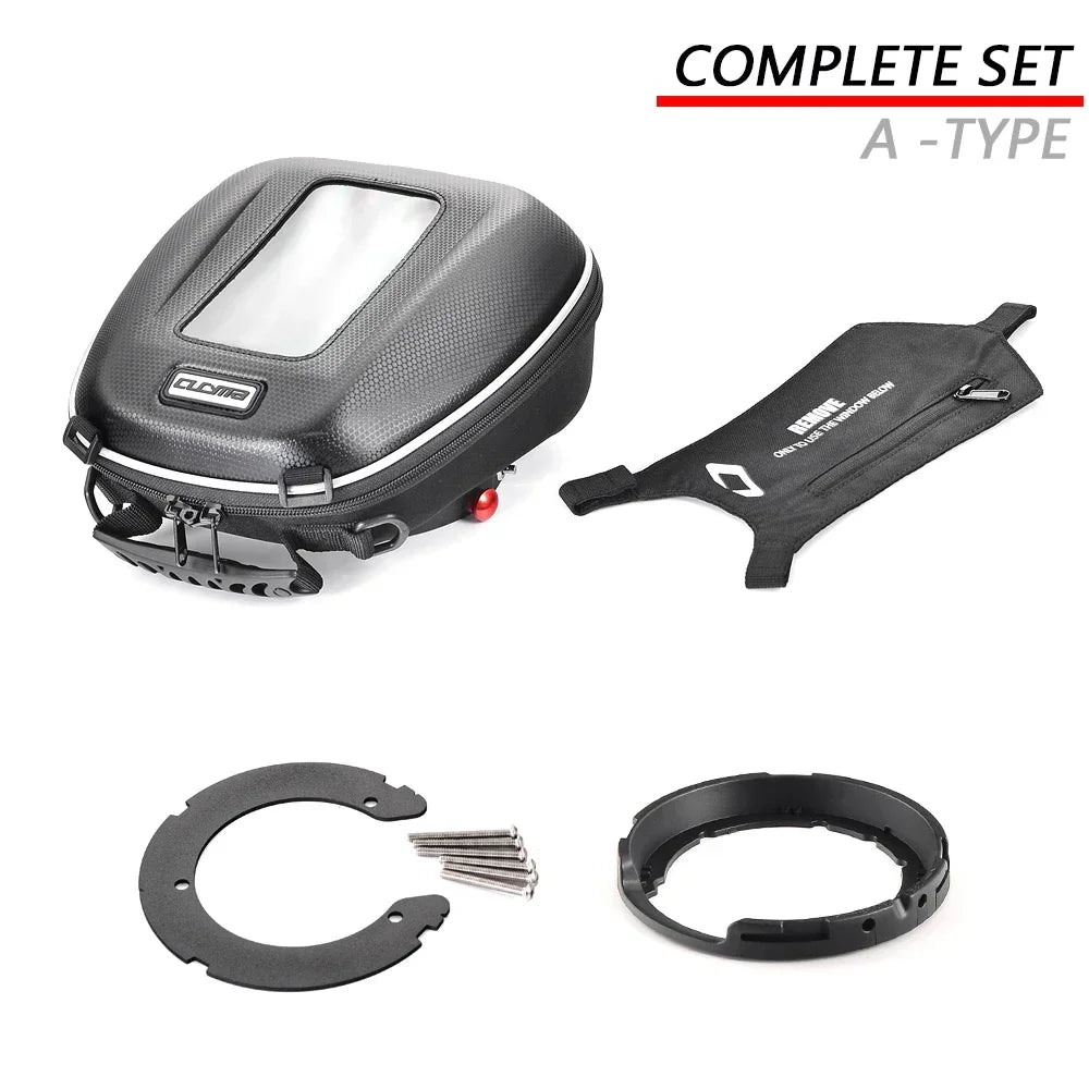 For KAWASAKI Z1000/SX Z800 Z750/R ER6N ER6F Z1000SX NINJA Motorcycle Quick Lock Bag Navigation Racing Backpack Tank Bag Luggage