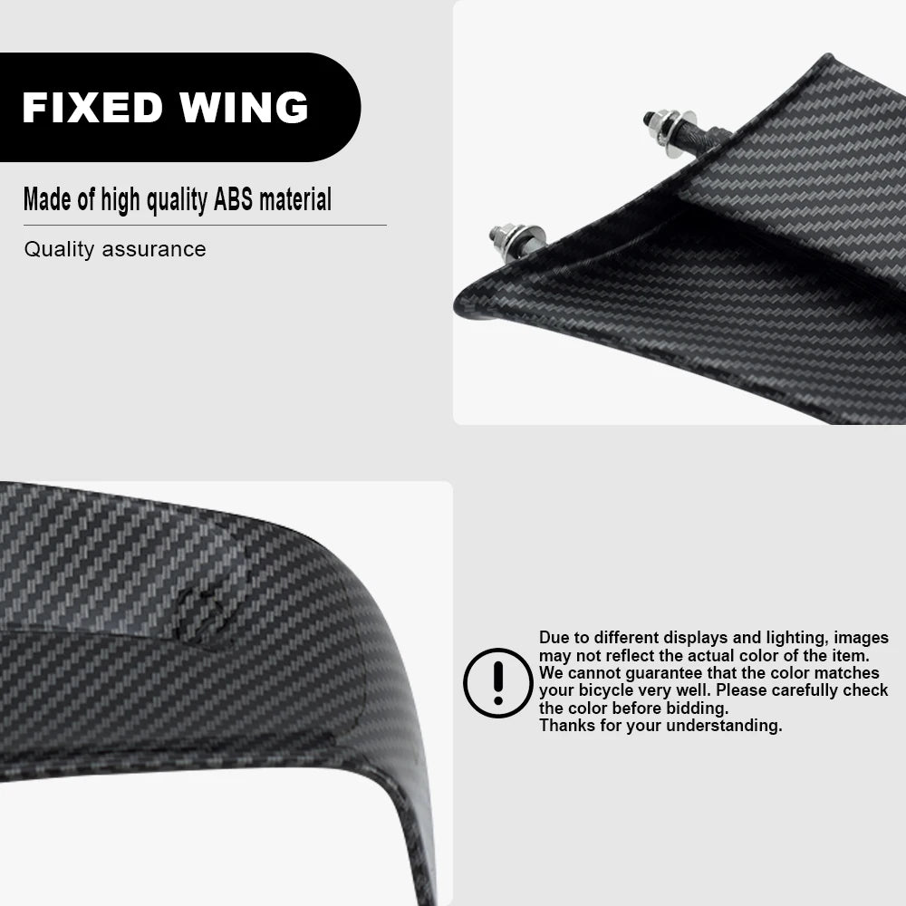 For Ducati Panigale V4 V4S V4R 2022 2023 carbon fiber patterned wings, side panels, fixed wing cover kit, red kit