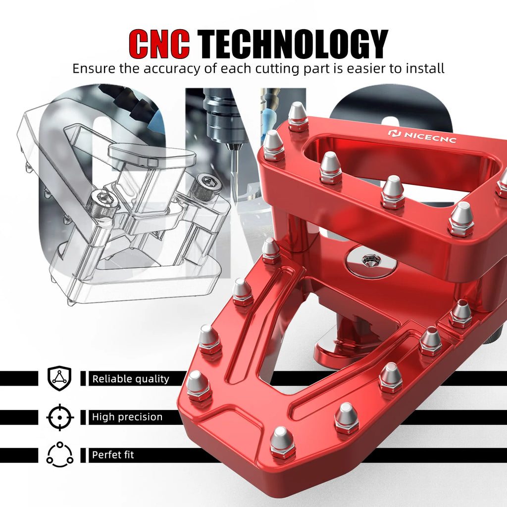 NICECNC Rear Brake Lever Pedal Enlarge Extension For Honda CRF1000L Africa Twin/Adventure Sports CRF1100L Africa Twin Adventure