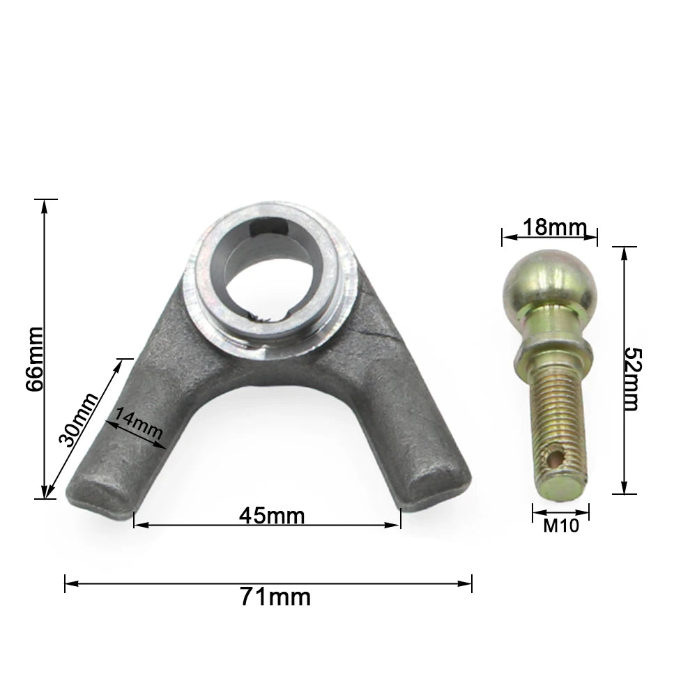 M10 Welding Swing Arm Ball joint Kit Fit For 90cc 110cc 125cc 150cc Chinese ATV Go Kart UTV Buggy Quad Bike Replace Parts