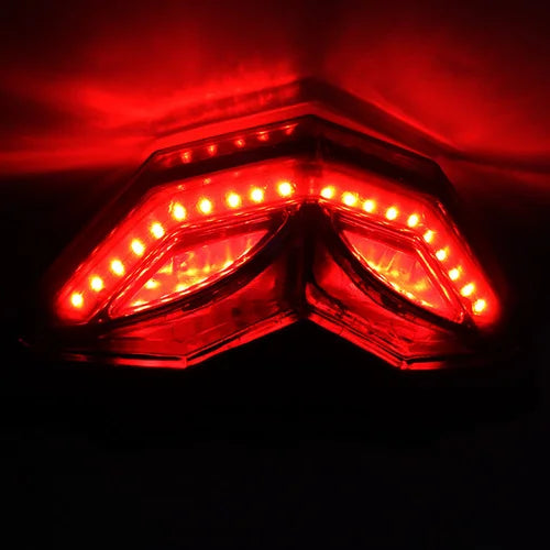 Fits for Kawasaki Ninja 250 300 ABS Z250 Z300 2013-2018 Motorcycle LED Taillight Brake And Turn Signal Integrated Tail Lights