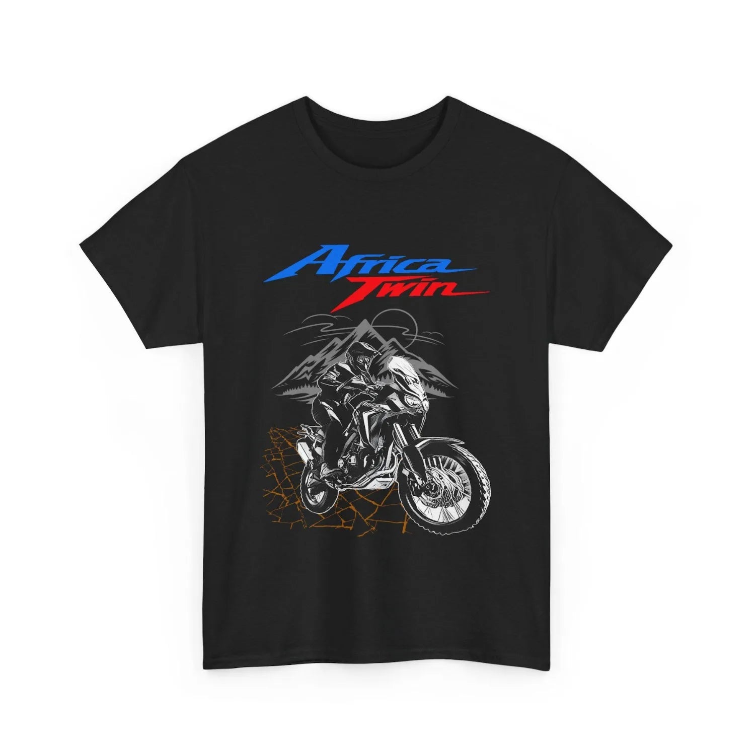 212@EY H.onda Africa Twin CRF1000L T Shirt Adventure Motorcycle Tee for Riders Dual Sport Bike Shirt for H.onda Fans Touring Mot